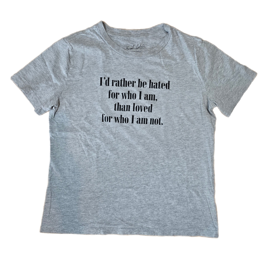 Kurt Cobain The End Of Music Guitar Nirvana Band 2019 Women's Gray Shirt Size L
